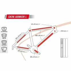 Protection Adhésive Pour Cadre ZEFAL SKIN ARMOR L